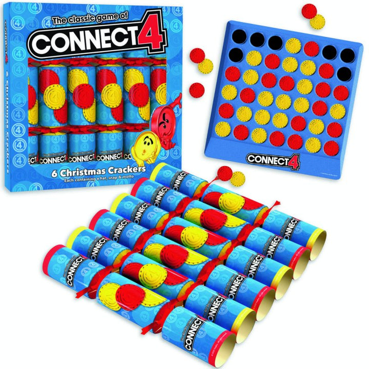 Hasbro Connect 4 Game Christmas Crackers 30cm - Pack of 6