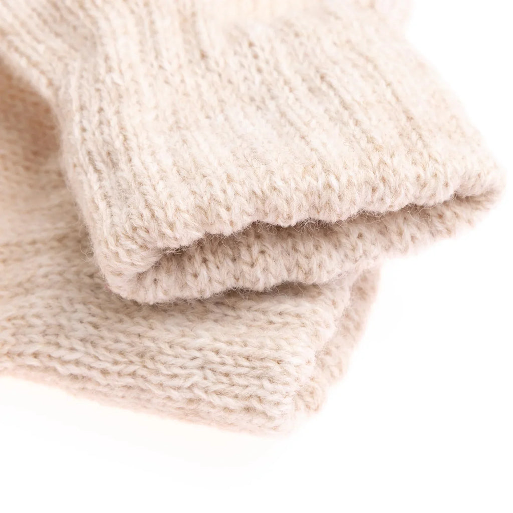 HelloBaby Unisex Mitten - Ecru