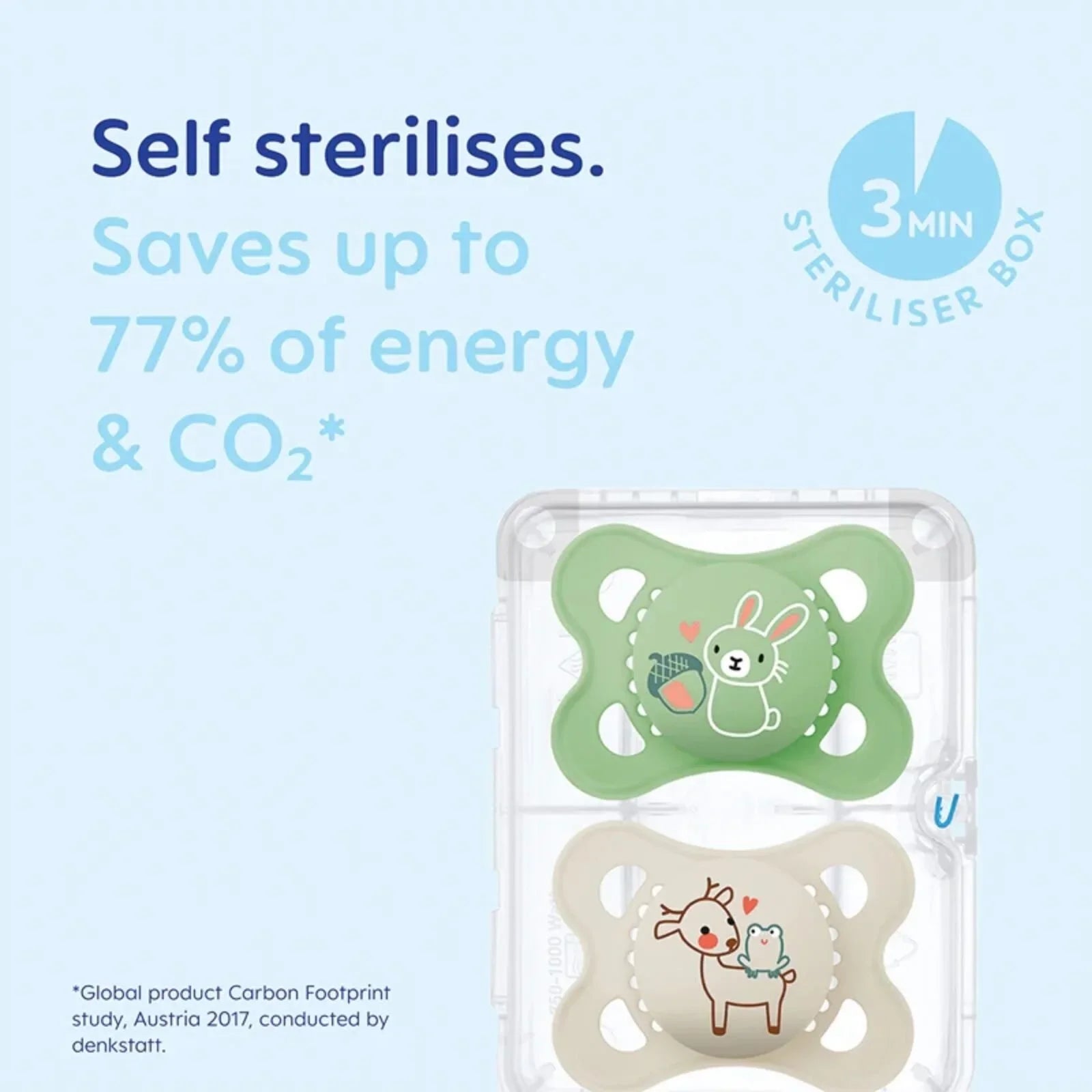 MAM Original Soother Unisex 0-6 months Pack of 2