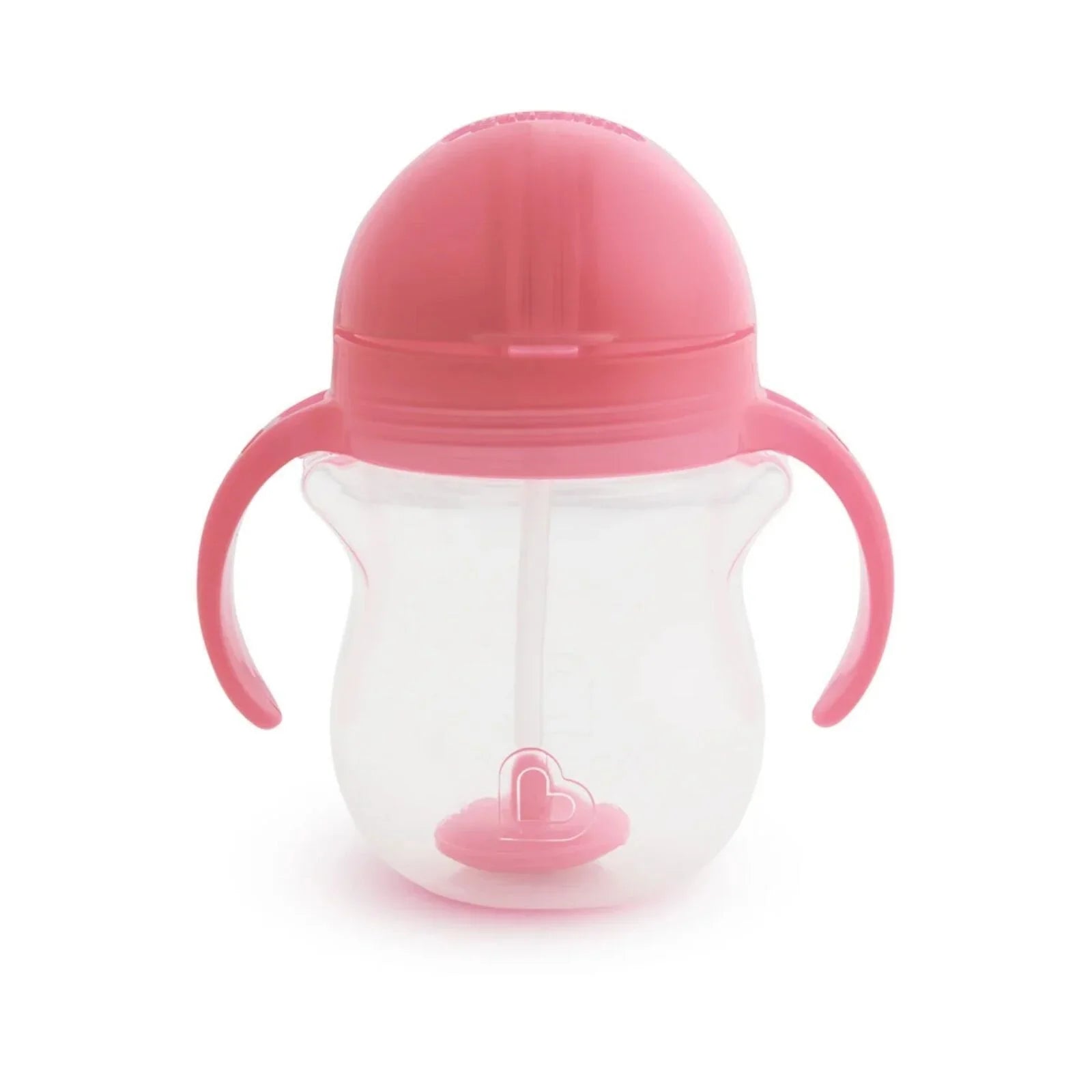 Munchkin Click Lock Tip & Sip Weighted Straw Cup Pink 207ml