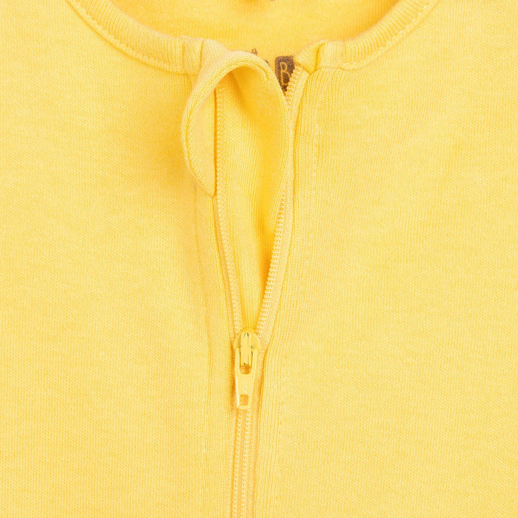 HelloBaby Newborn Boy Footed Jumpsuit - Yellow