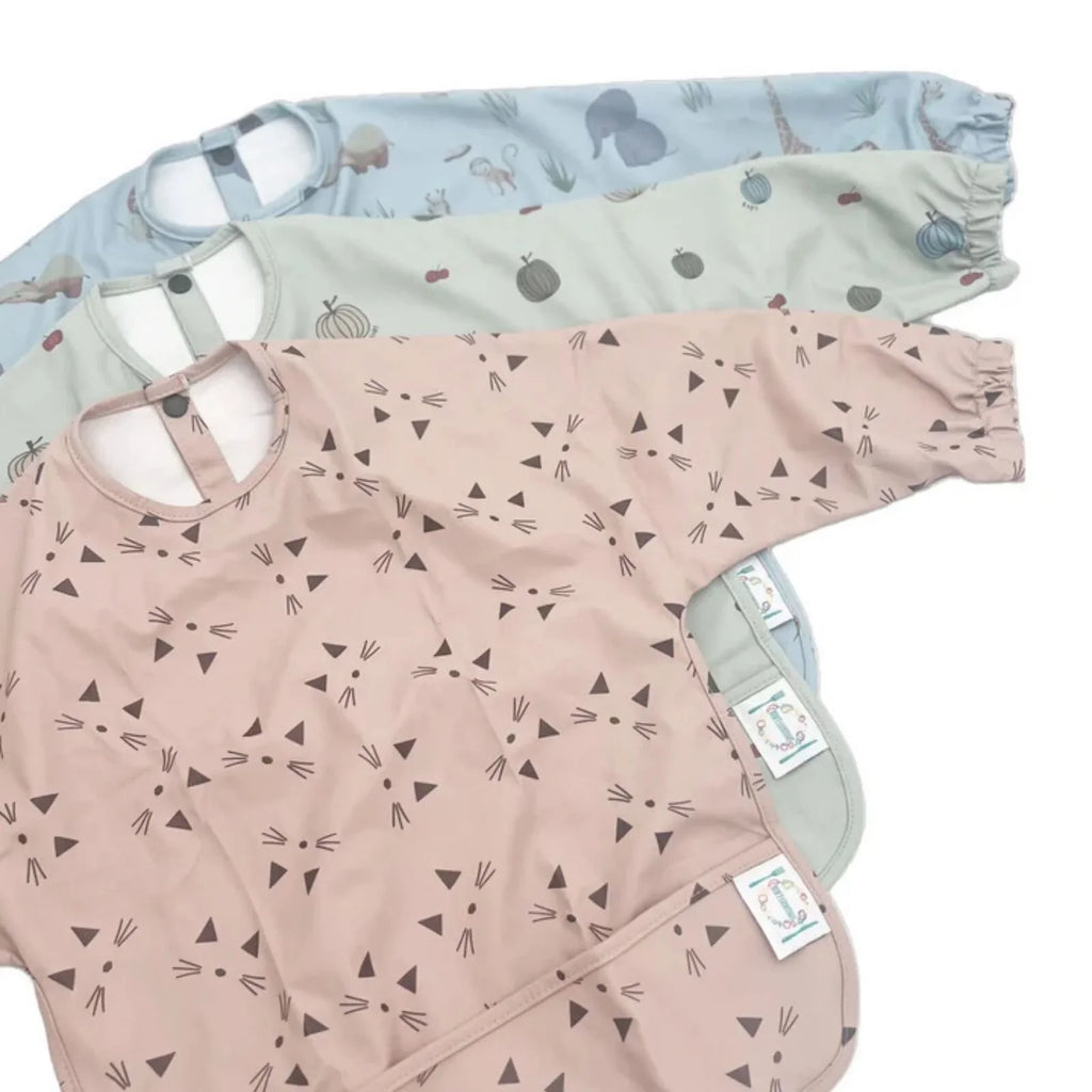 BLW Essentials Waterproof Long Sleeved Coverall Bib - Blue