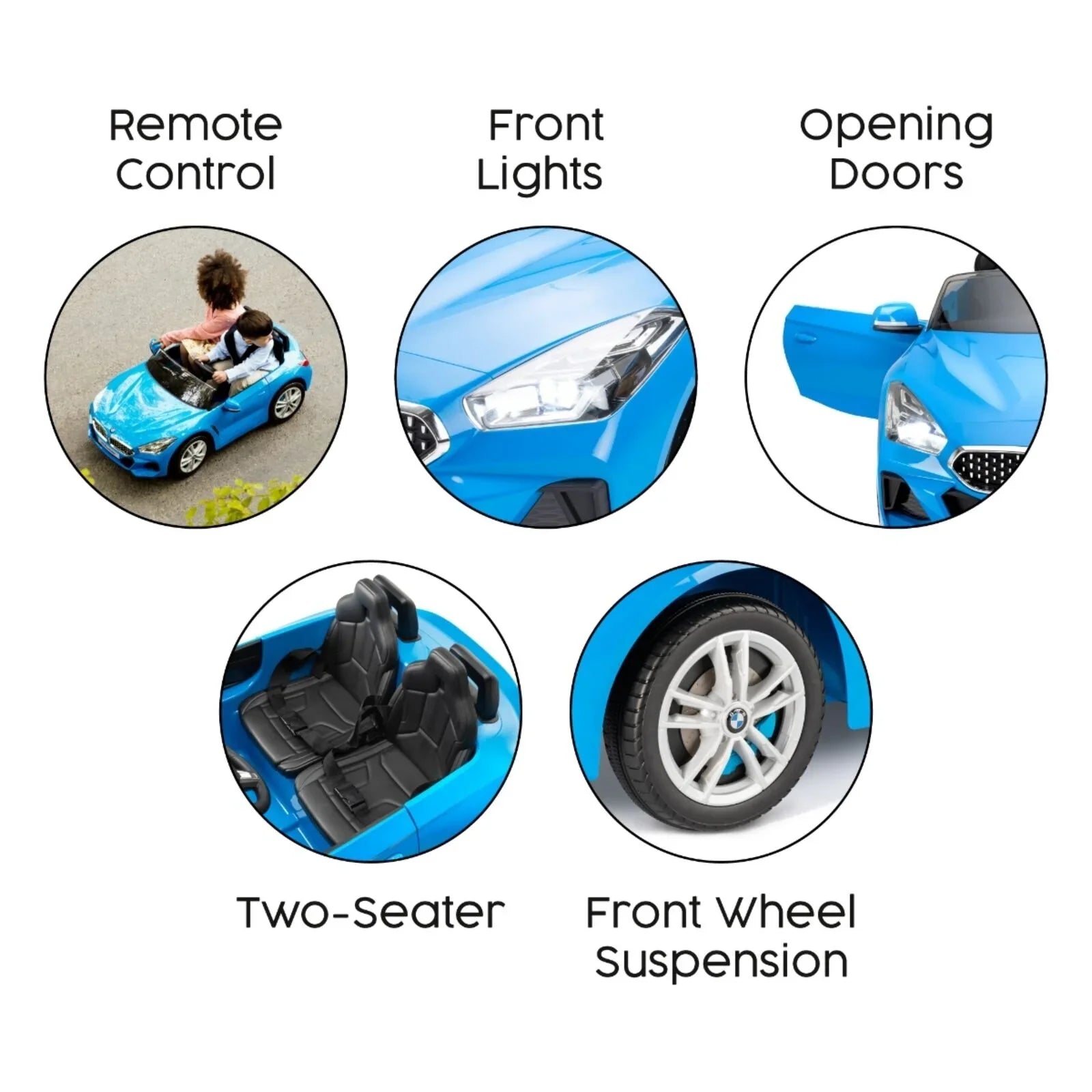 Xootz BMW Z4 12v Electric Ride-On Blue - Blue