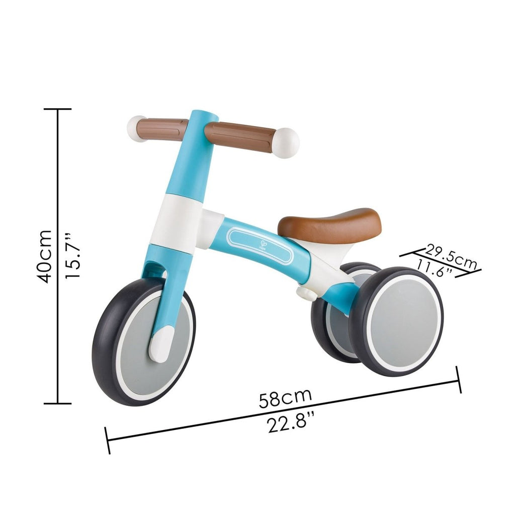 Hape First Ride Toddler Balance Bike, Blue