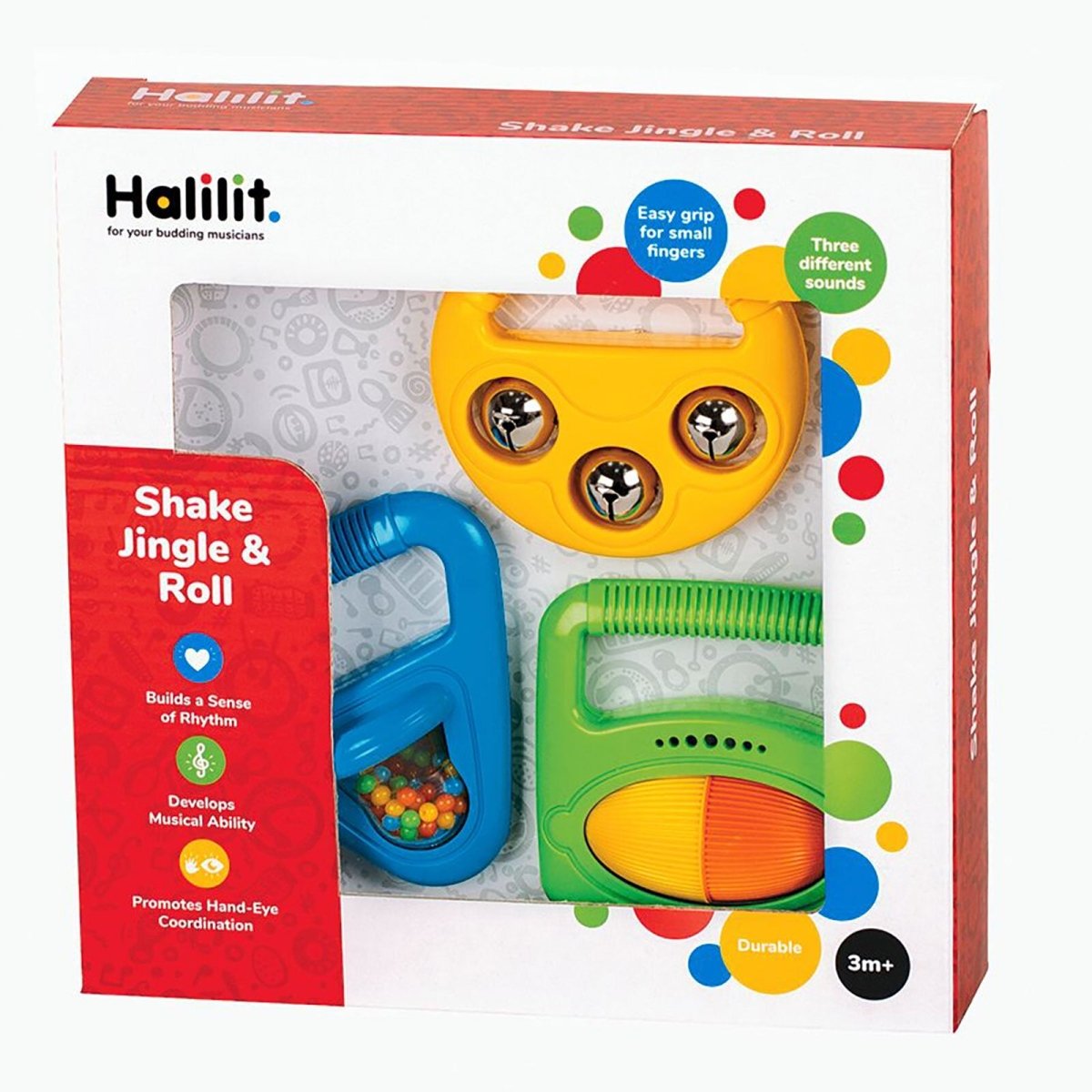 Halilit Shake, Jingle & Roll Gift Set