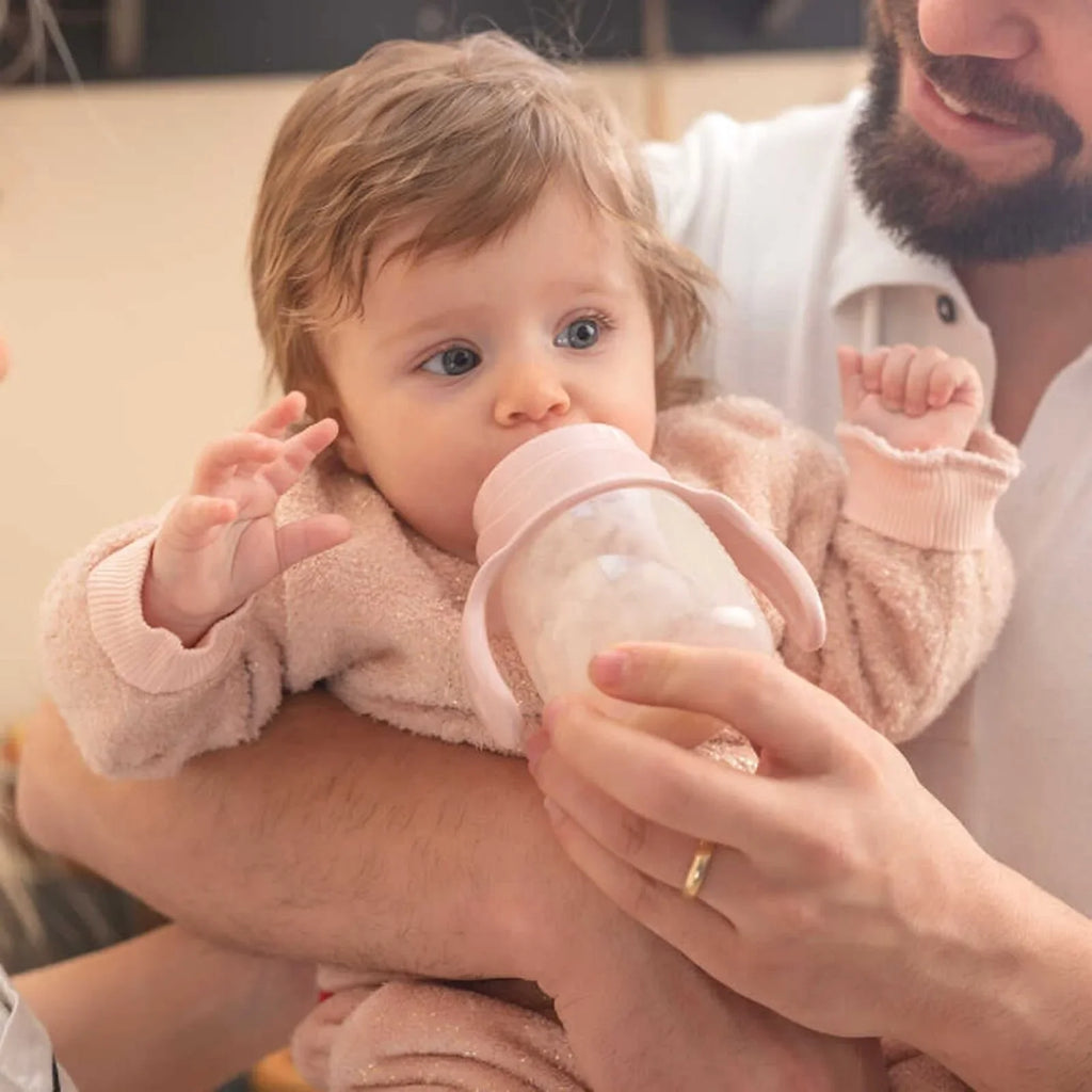 Mamajoo Training Cup with Handles 6+ months 160ml - Powder Pink