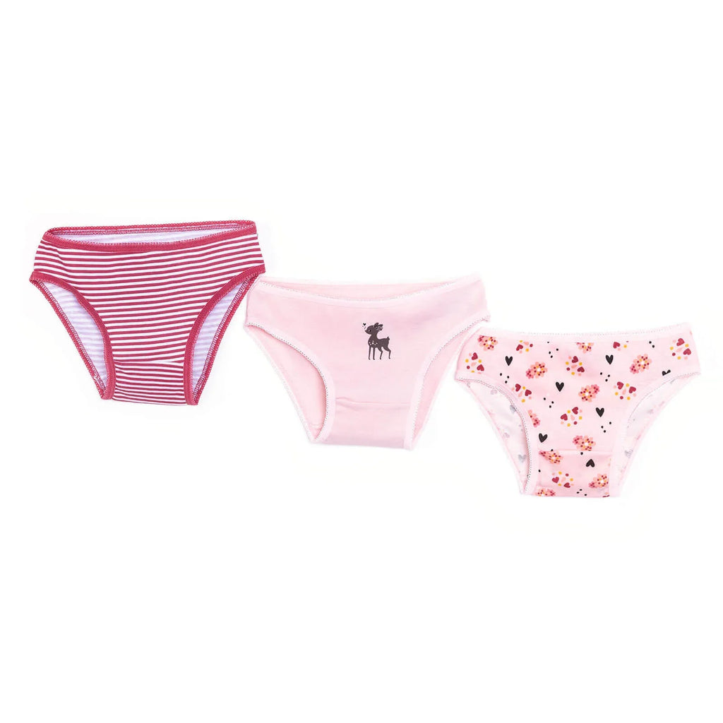 HelloBaby Baby Girl Underwear 3 pcs - Pink