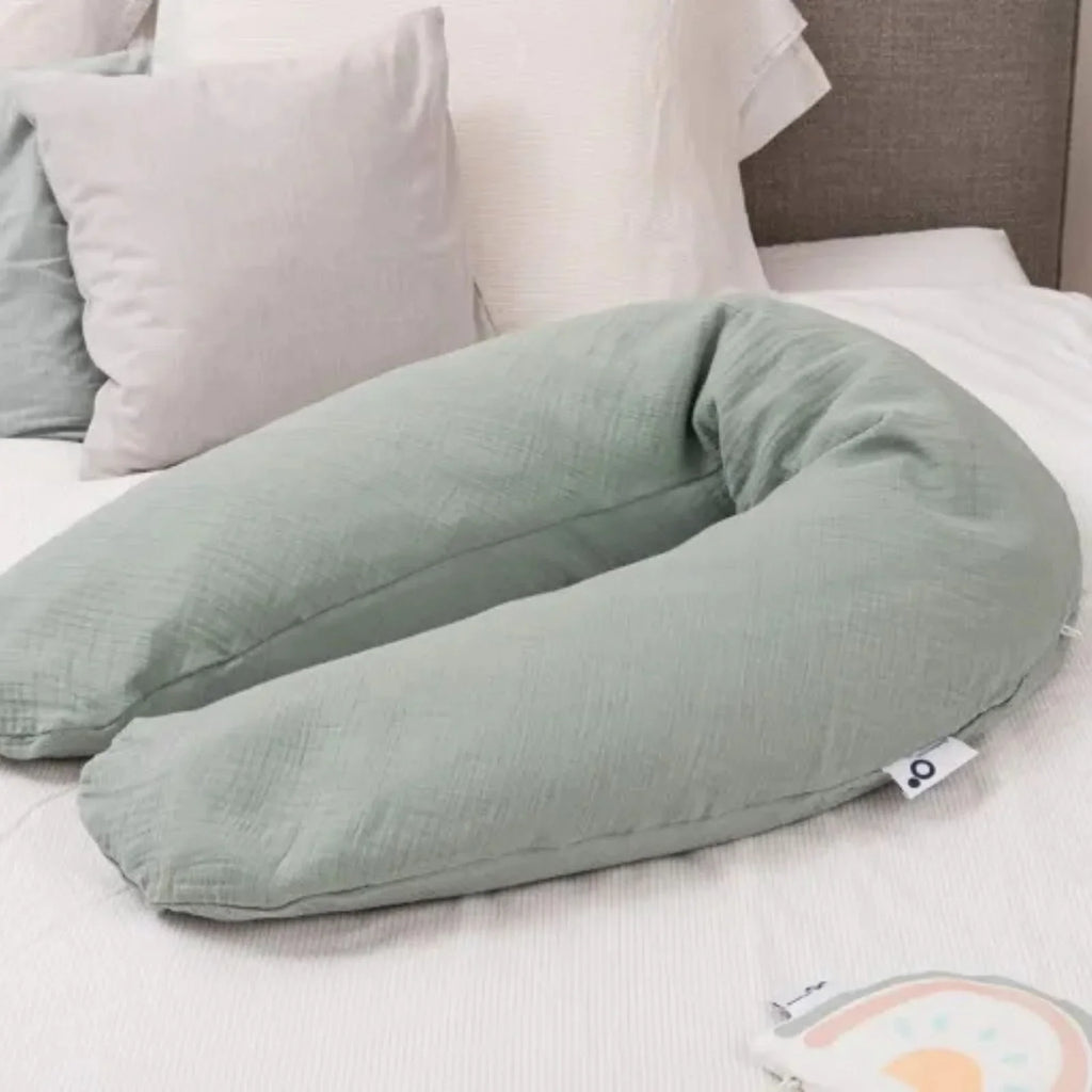 Doomoo Comfy Big Muslin Maternity Pillow - Green