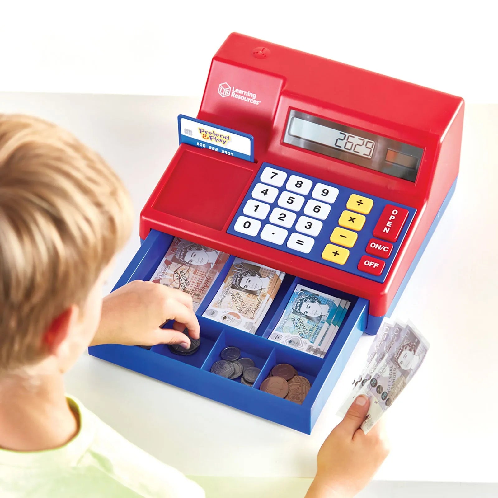 Learning Resources Pretend & Play Calculator Cash Register