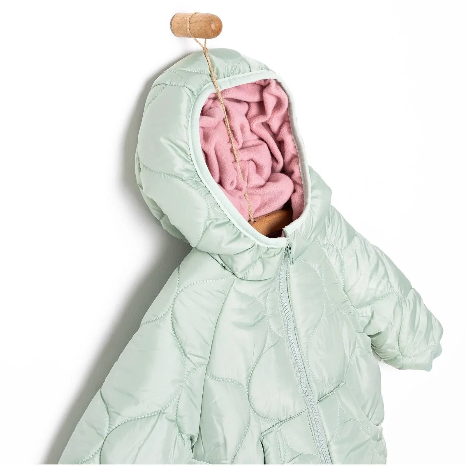 Midimod Basic Girl Quilted Coat - Multicolour