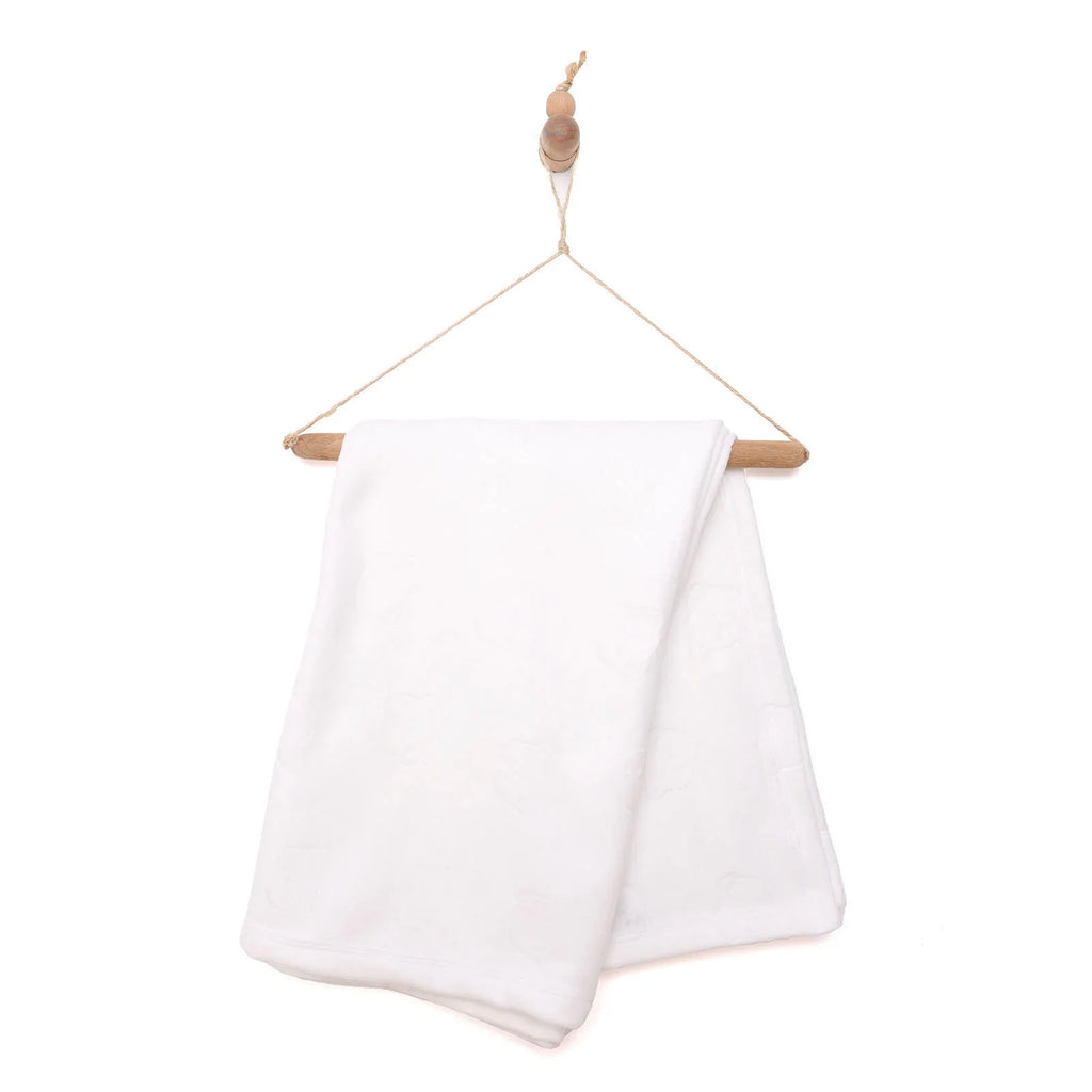 Mollia Unisex Blanket - Ecru