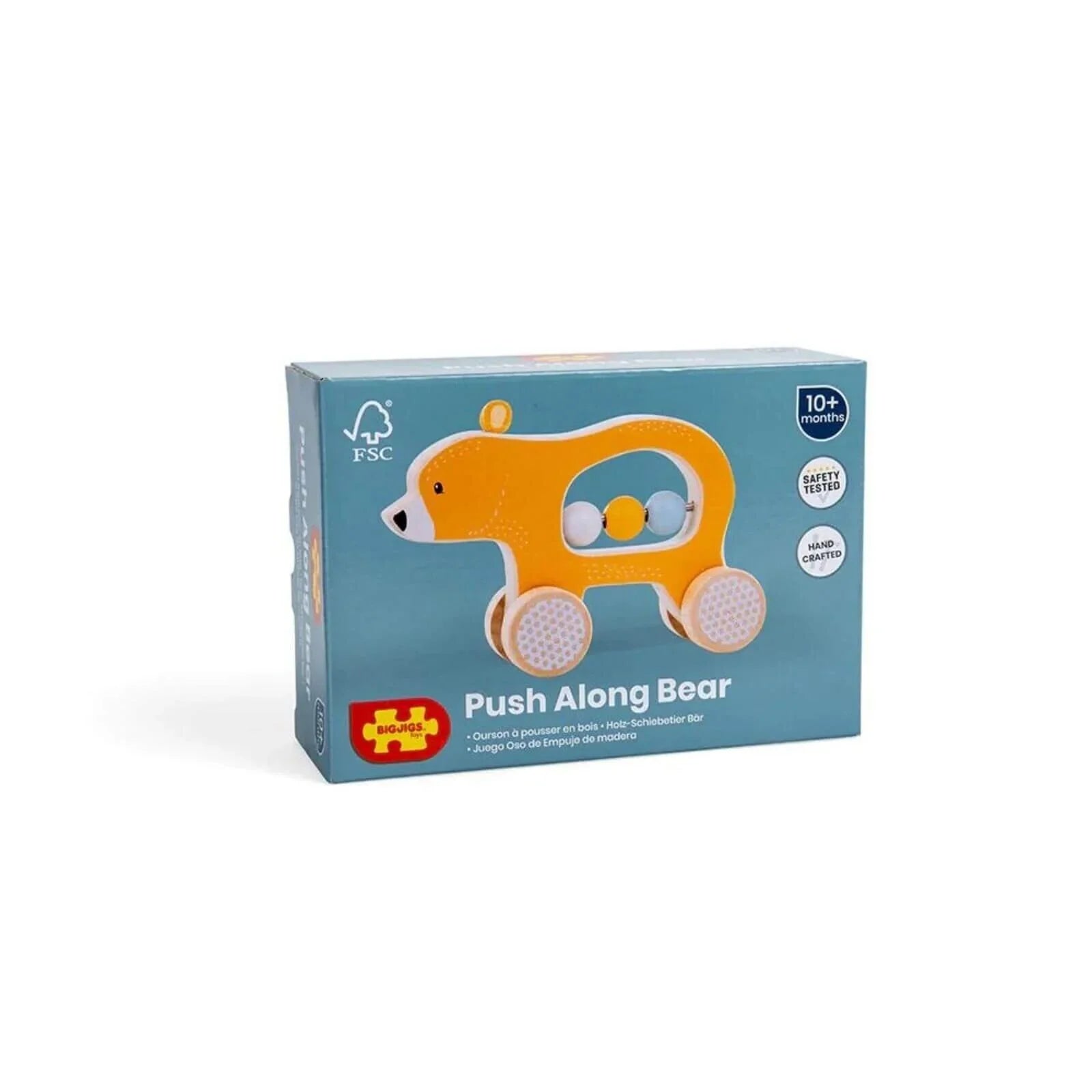 Bigjigs Toys Push Along Bear