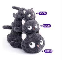 Adorable Plush Black Cat Toy