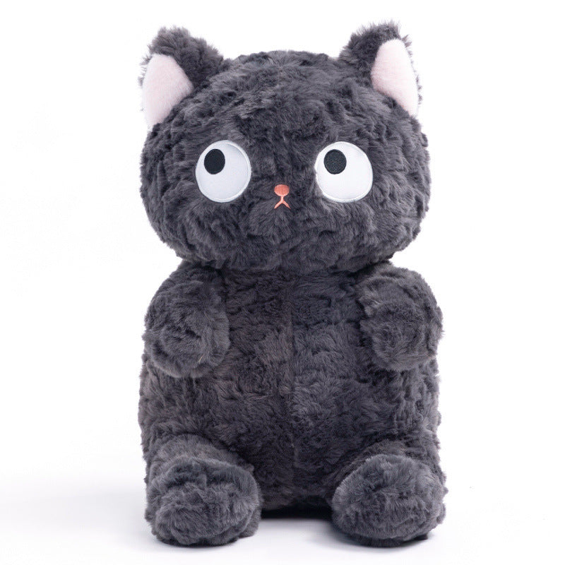 Adorable Plush Black Cat Toy