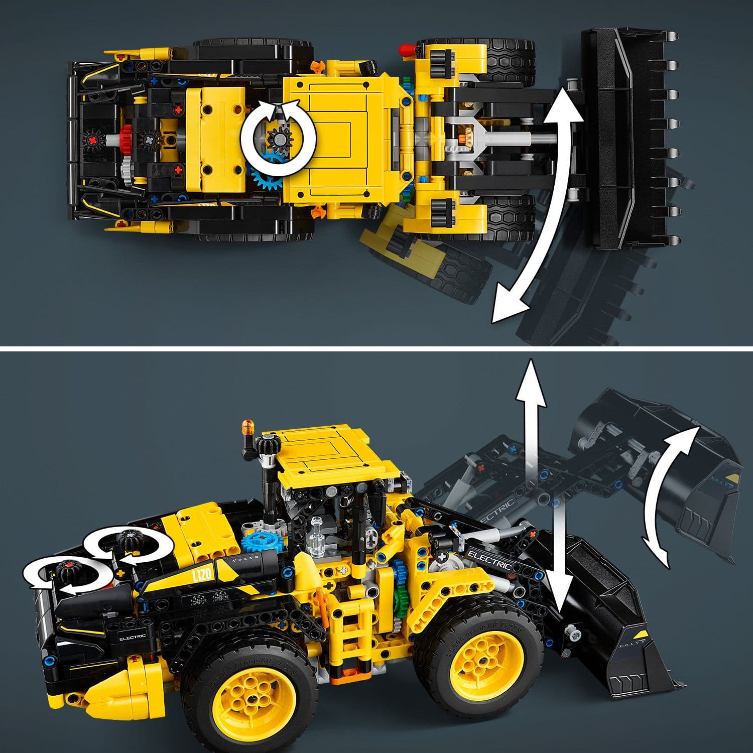 Lego Technic 42209 Volvo L120 Electric Wheel Loader for Ages 9 and Up
