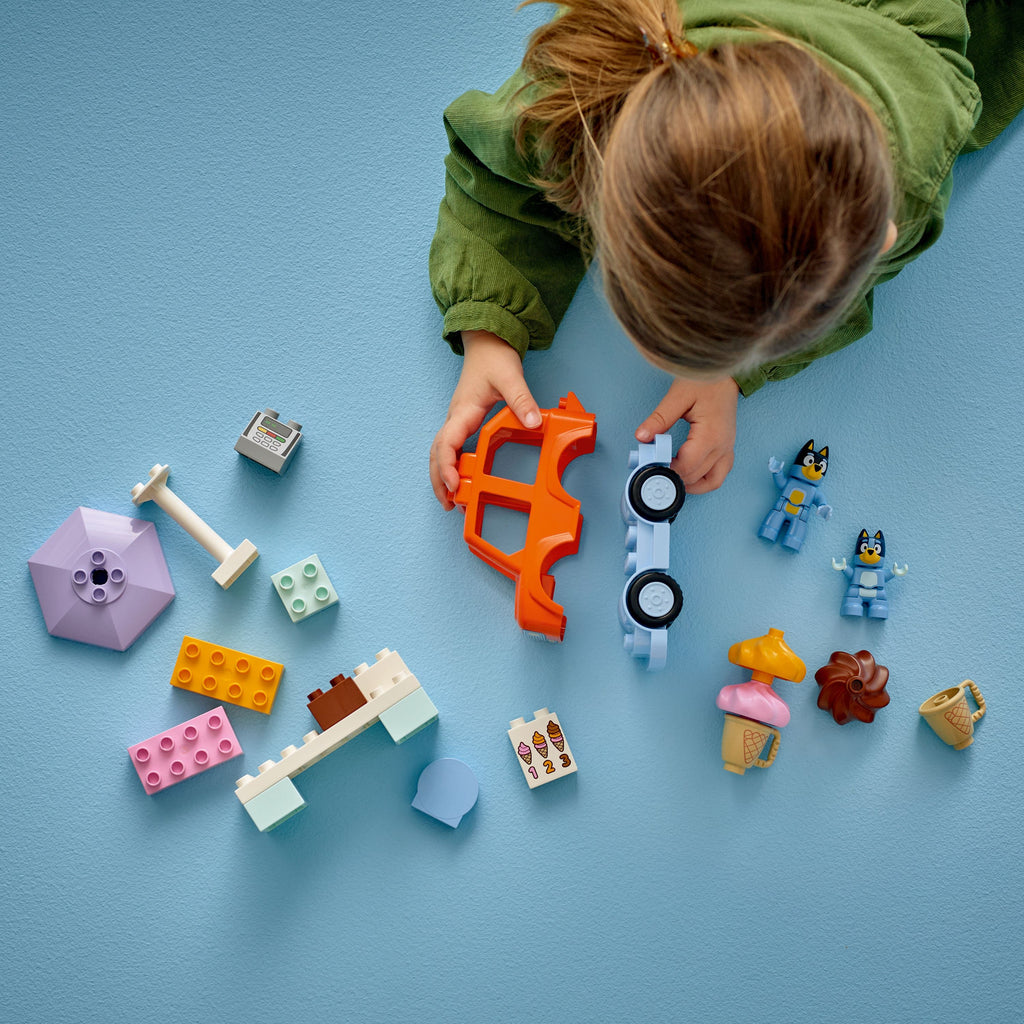 Lego Duplo Bluey 10458 Ice Cream Trip with Bluey for Toddlers Ages 2+