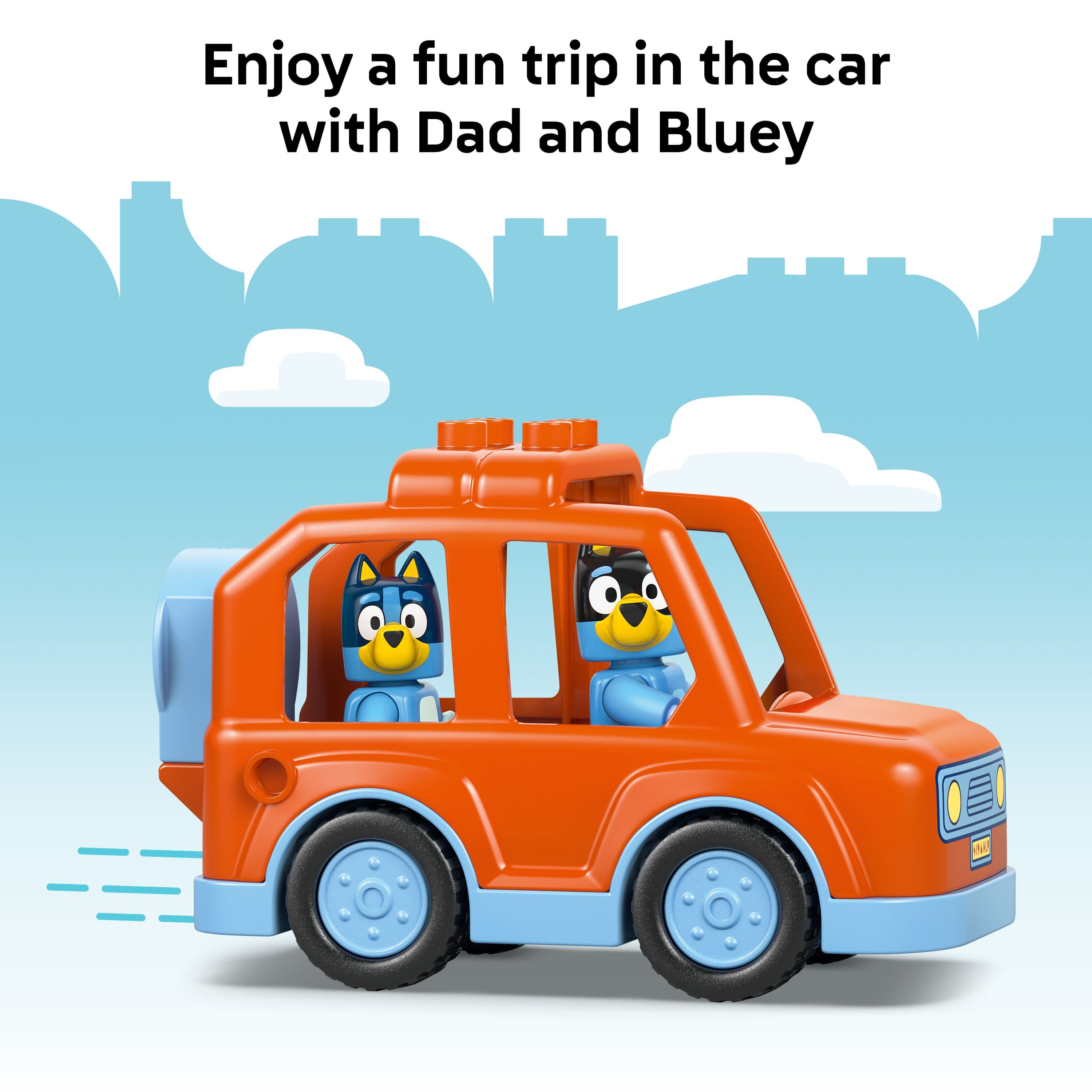 Lego Duplo Bluey 10458 Ice Cream Trip with Bluey for Toddlers Ages 2+