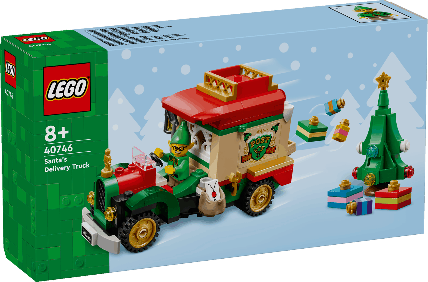 Lego Christmas 40746 Santa's Delivery Truck Playset for Ages 8 and Up