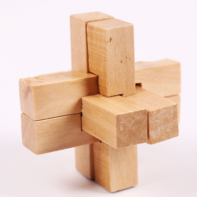 Educational Wood Lock Puzzle Set for Kids