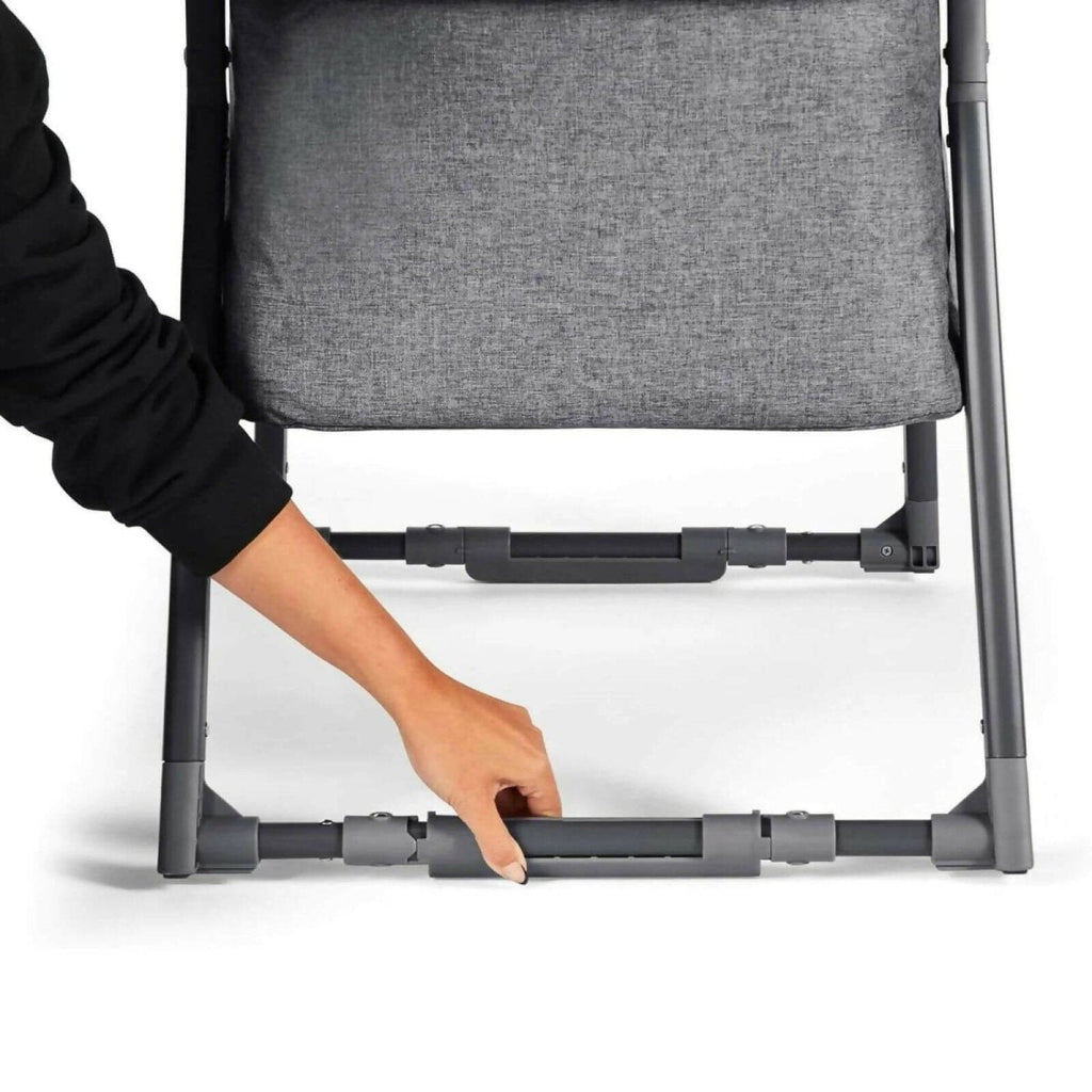 Ickle Bubba Mini Rocker Crib - Space Grey