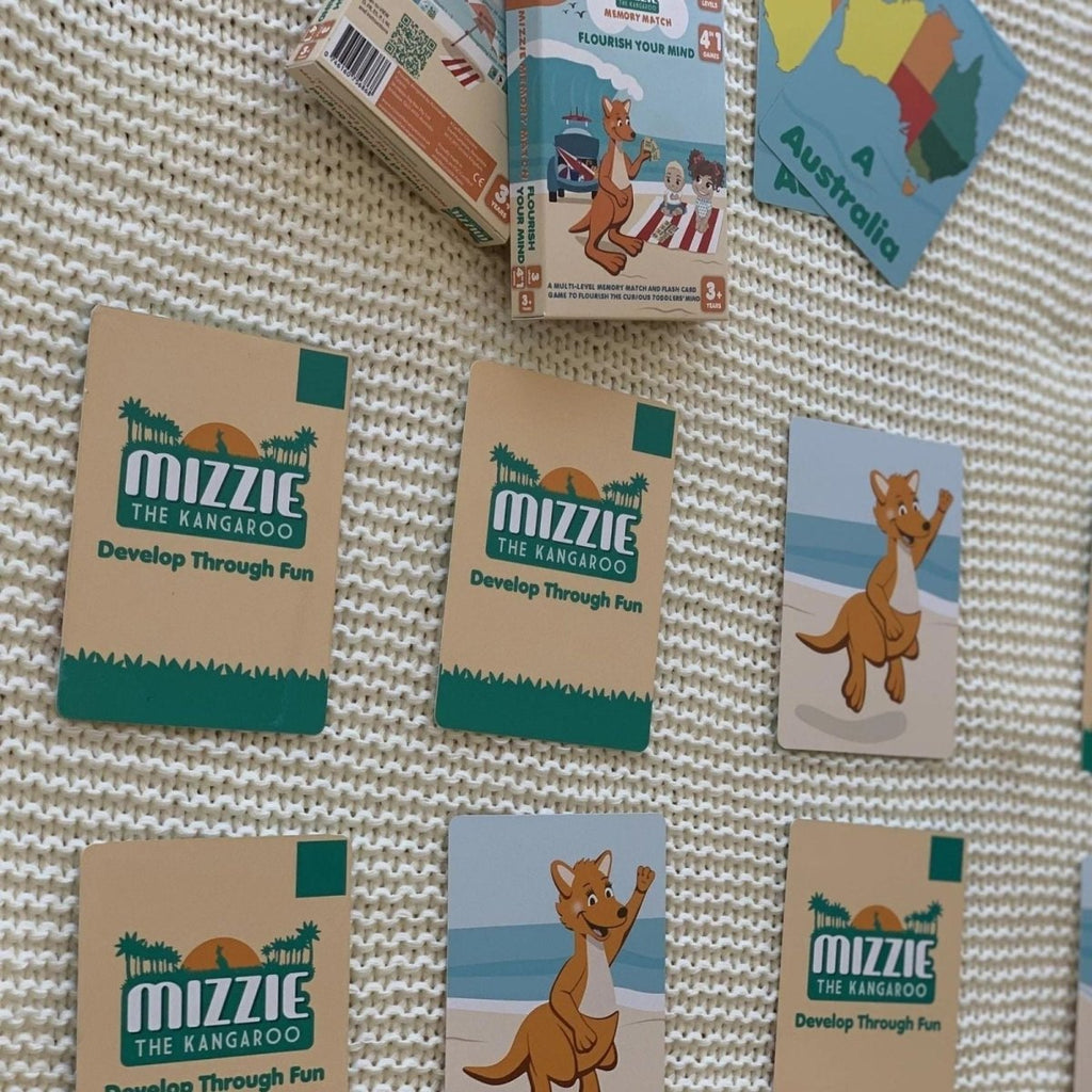 Mizzie the Kangaroo Mizzie Memory Match Cards