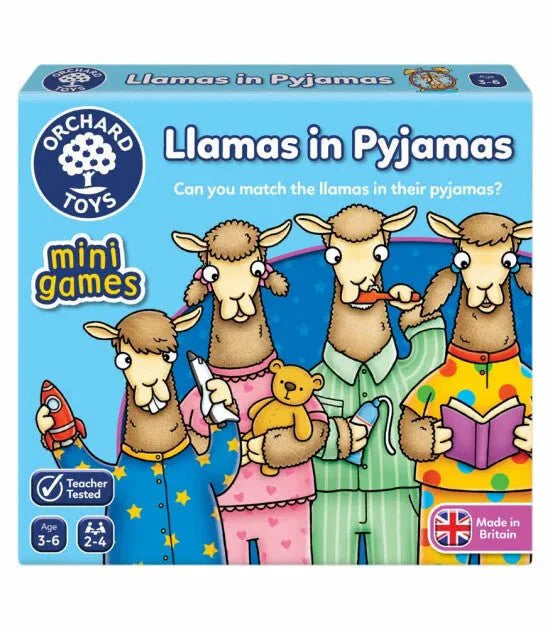 Orchard Toys Mini Games - Llamas In Pyjamas