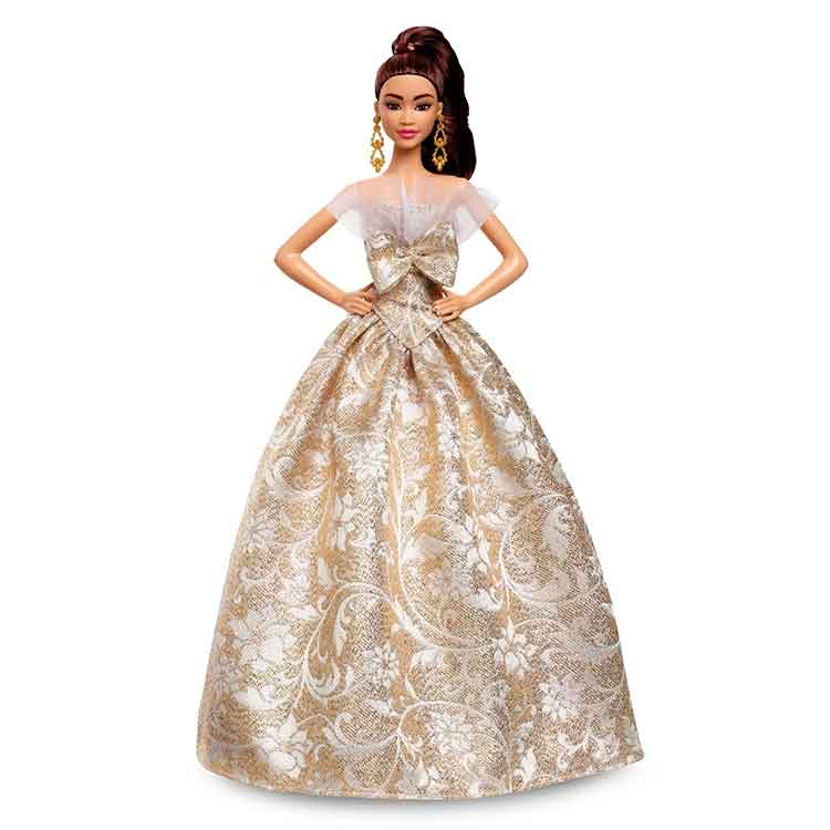 Barbie 2025 Holiday Doll with Light Brown Hair