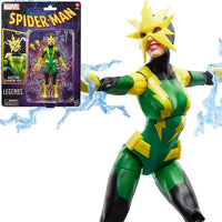 Ffigwr Actio 6-modfedd Electro (Francine Frye) Marvel Legends Spider-Man