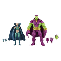 Ffigur Actio Marvel Legends Guardians of the Galaxy Pecyn Dwbl Drax the Destroyer a Moondragon Marvel