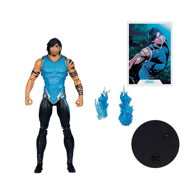 Ffigwr Actio Graddfa 7-modfedd DC Multiverse Ton 20 Tempest Titans Ailenedigaeth