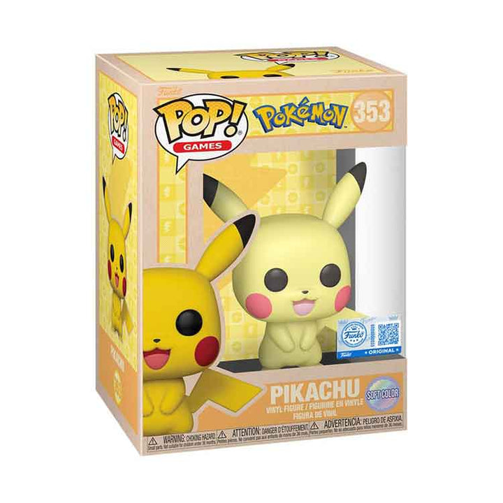 Funko Pokémon POP! Games Vinyl Figure Pikachu (Soft Colour)