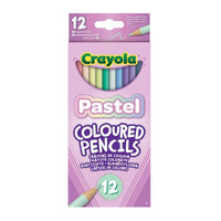Crayola 12 Pastel Coloured Pencils
