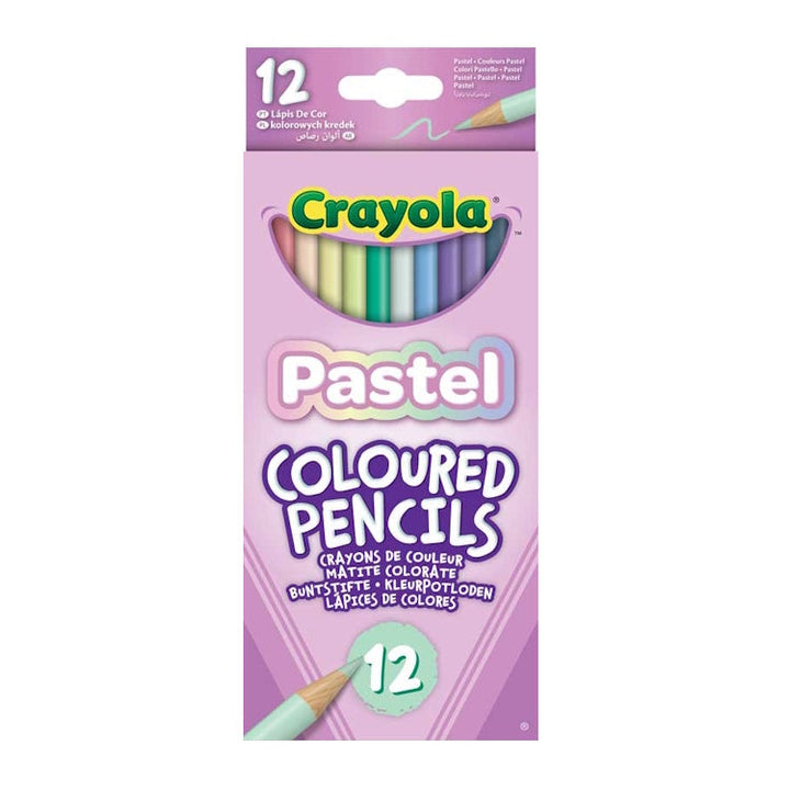 Crayola 12 Pastel Coloured Pencils
