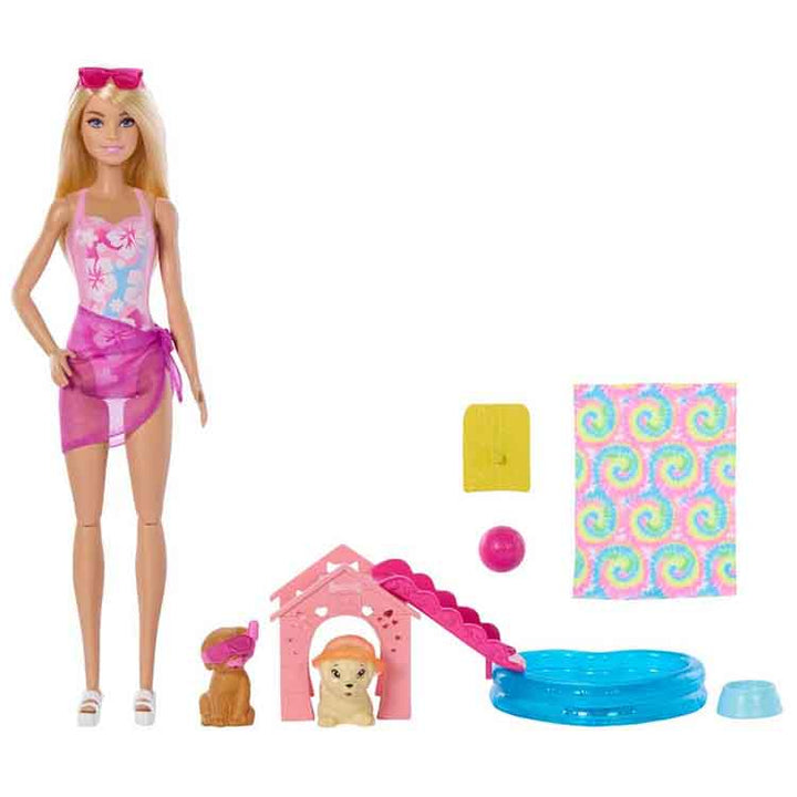 Barbie Puppy Pool Party