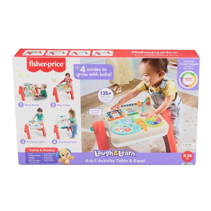 Fisher Price Laugh & Learn 4-in-1 Activity Table & Easel