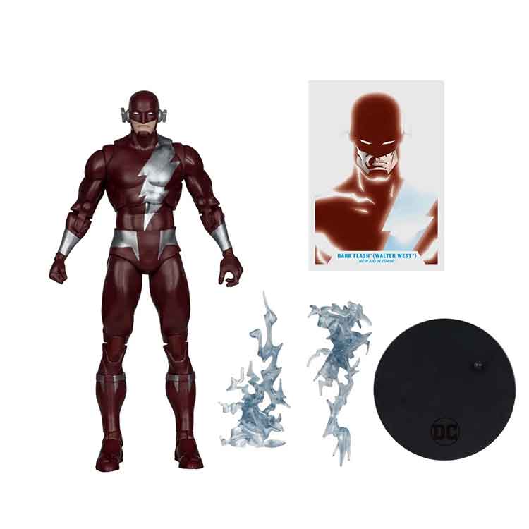 DC Multiverse Wave 20 Dark Flash Walter West Ffigur Cynnig 7-Modfedd Newydd i'r Dref