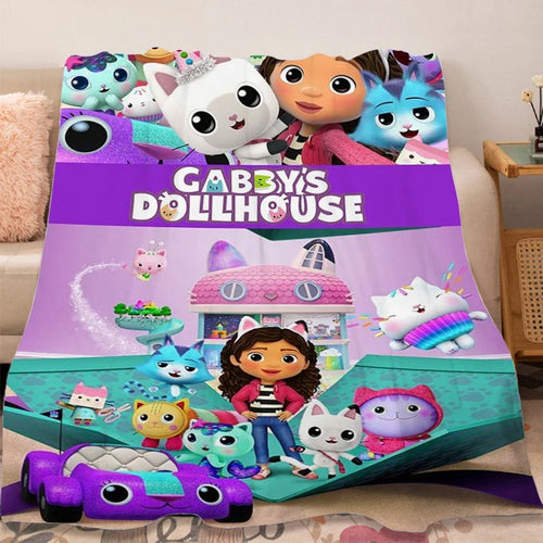 Flannel Blanket Sofa Winter G-Gabbys D-Dollhouse Lovely Warm Bed