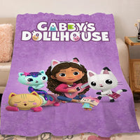 Flannel Blanket Sofa Winter G-Gabbys D-Dollhouse Lovely Warm Bed