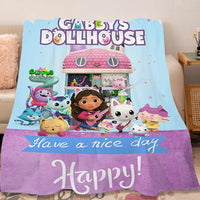 Flannel Blanket Sofa Winter G-Gabbys D-Dollhouse Lovely Warm Bed