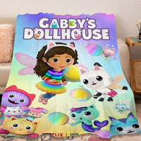 Flannel Blanket Sofa Winter G-Gabbys D-Dollhouse Lovely Warm Bed