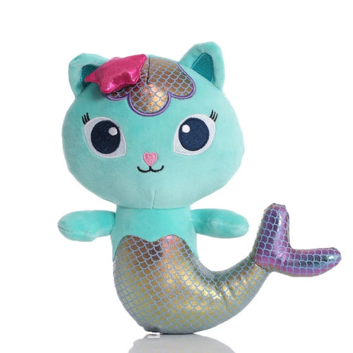 Gabby Dollhouse Plush Toy Mercat Cartoon Stuffed Animals Mermaid Car