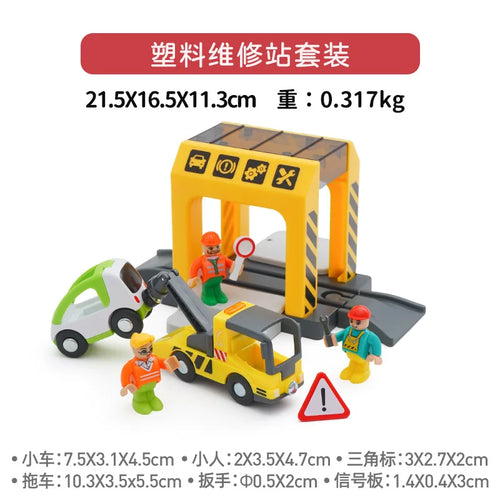 Set Police Thief Catching Building Block Suit Compatible With Wooden construction play set with mini figures and vehicles.