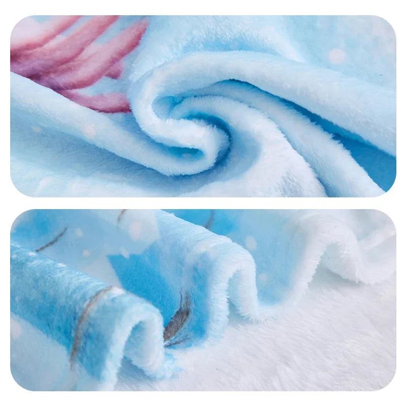 Flannel Blanket Sofa Winter G-Gabbys D-Dollhouse Lovely Warm Bed