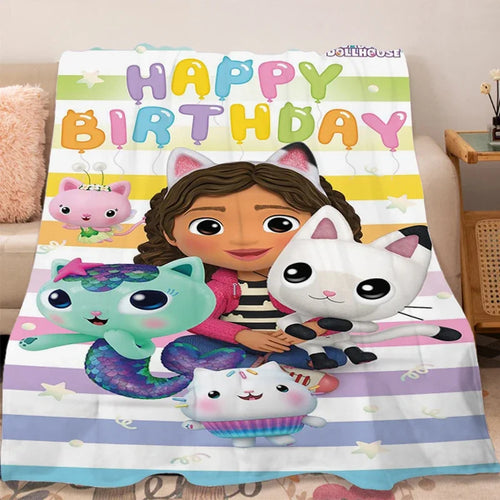 Flannel Blanket Sofa Winter G-Gabbys D-Dollhouse Lovely Warm Bed