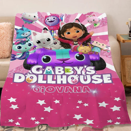 Flannel Blanket Sofa Winter G-Gabbys D-Dollhouse Lovely Warm Bed