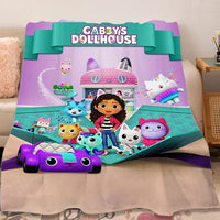 Flannel Blanket Sofa Winter G-Gabbys D-Dollhouse Lovely Warm Bed