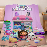 Flannel Blanket Sofa Winter G-Gabbys D-Dollhouse Lovely Warm Bed