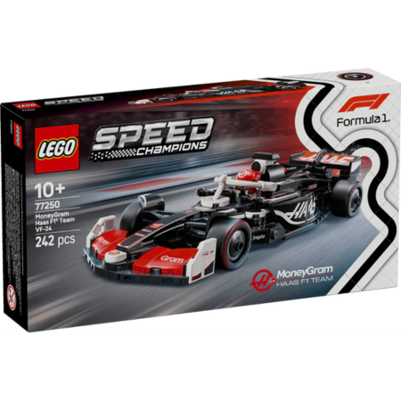 Lego Speed Champions 77250 MoneyGram Haas F1 Team VF-24 Race Car 10+