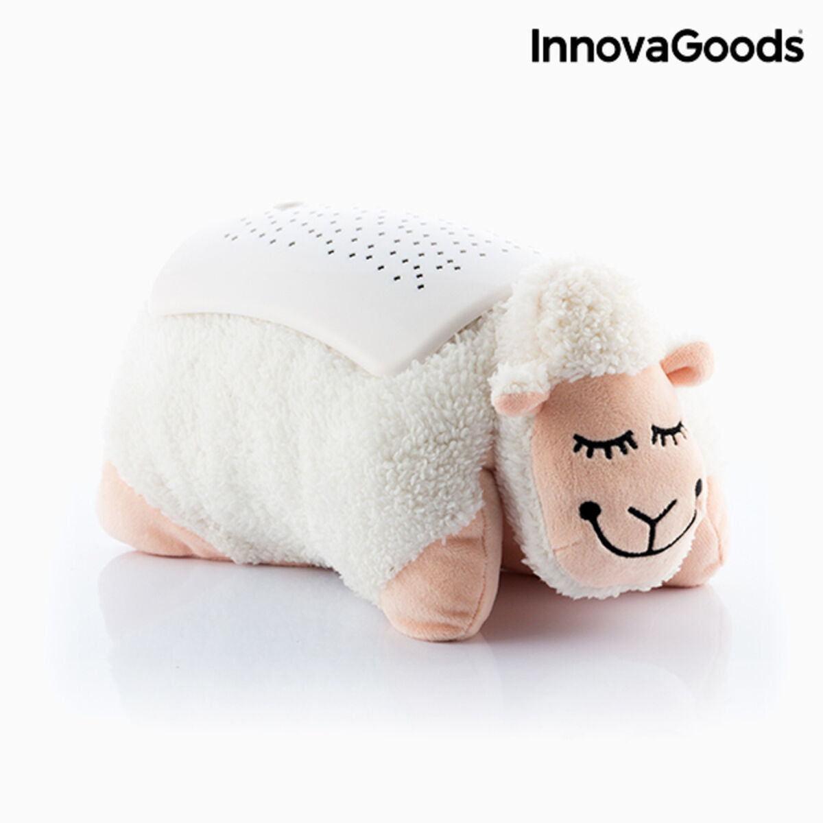 Plush Toy Projector Sheep InnovaGoods, a cuddly toy that projects night lights for children.