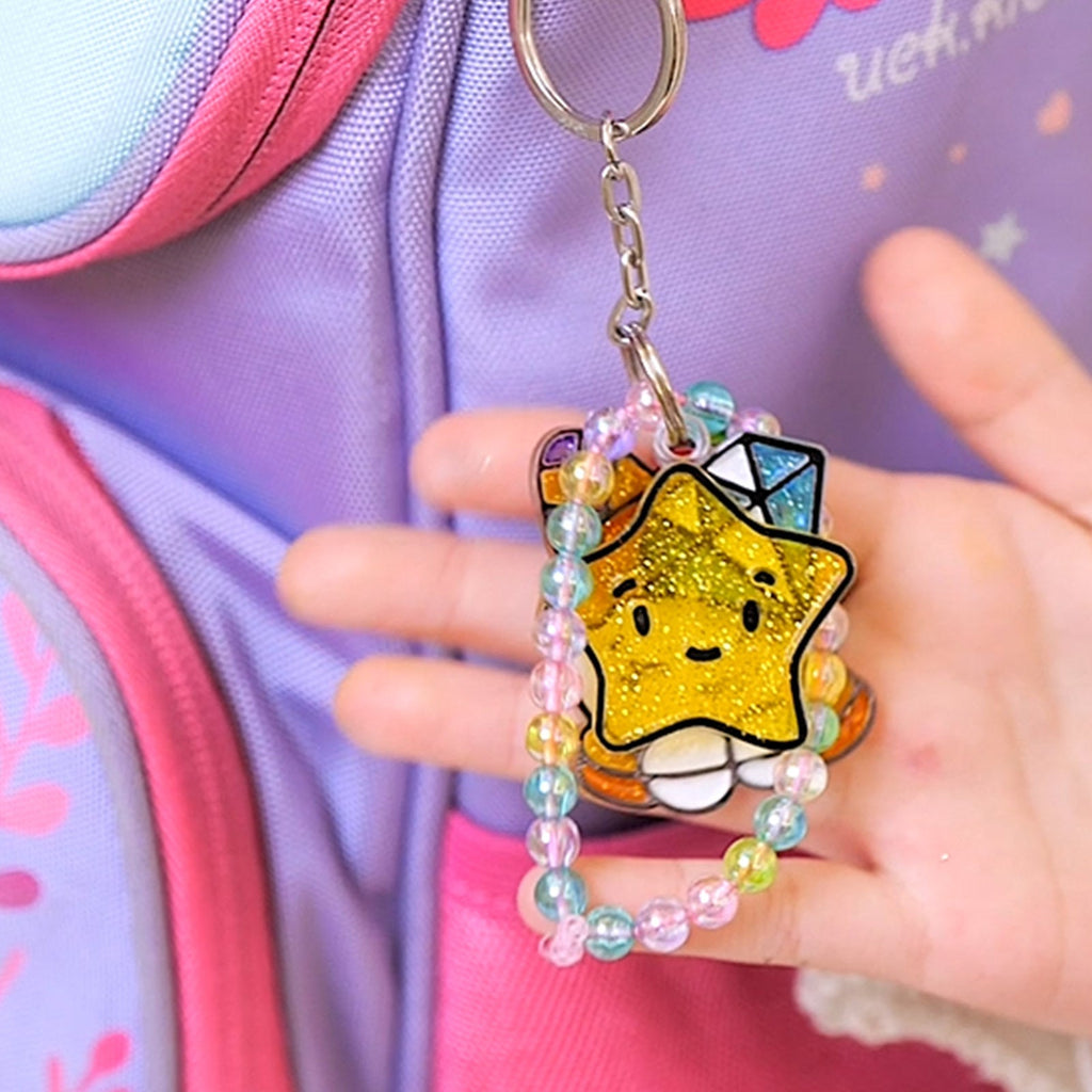 NNEDSZ Sparkly Ornament Suncatcher - DIY for Kids Art Craft Colouring PaintingSet